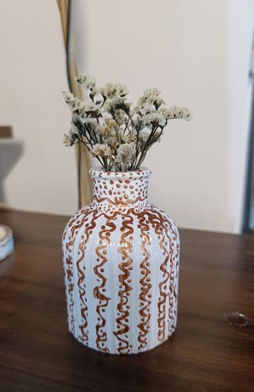 polovan nameštaj ugaone klupe za trpezariju polovne: Vase, color - White, New — 6