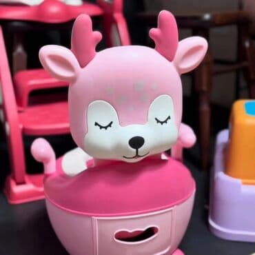 svetlece patike za decake: Dečja noša u obliku jelena - Dizajn: simpatičan jelen sa zatvorenim — 1