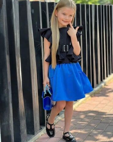 kimono haljina: Nova kolekcija za devojčice uzrasta od 3 do 12 godina 💙 U kompletu — 6