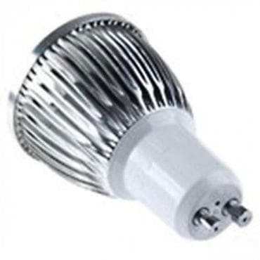 Građevinarstvo i remont: LED sijalica GU10, 3W - Snaga: 3W (ekvivalent ~25–35W halogene) - — 3