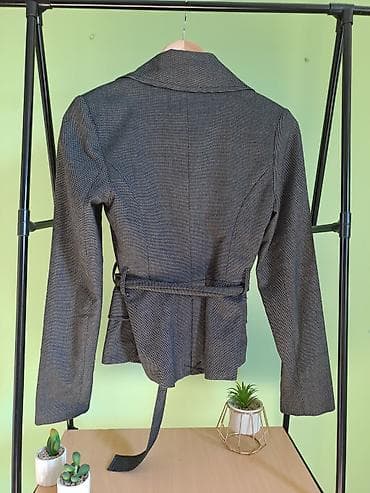 Beauty & Care: ORSAY ženski sako sa pojasom - Brend: Orsay - Boja i dezen: tamnosiva — 4