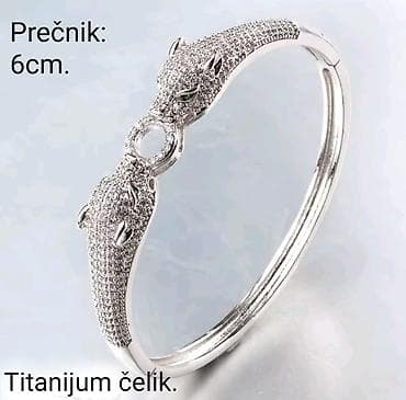 nakit cena: Set nakita “Panter” – prsten i narukvica - Materijal prstena — 2