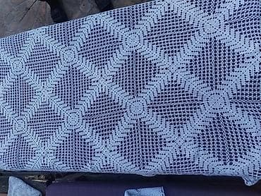 Kitchenware: Veliki heklani stoljnjak Dimenzije: dužina 150 cm, širina 90 cm — 1