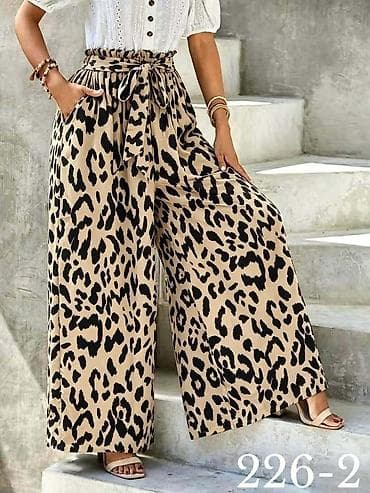 bermude 320: Pantalone za punije dame – model 226-2 - Kroj: široke nogavice — 1