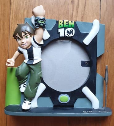 igračke od kartona: Ben 10 original CARTOON NETWORK deciji ram za slike, sa strane je — 1
