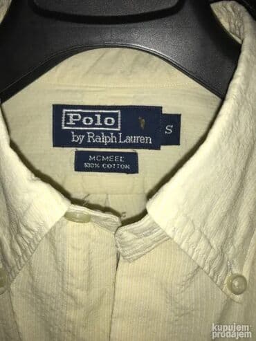 T-shirts: Shirt Long sleeves, M, Ralph Lauren, color - Yellow, Cotton — 3