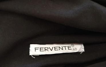 tople pidzame: Crna elegantna haljina FERVENTE, veličina 40. Gola ledja - Kroj — 5