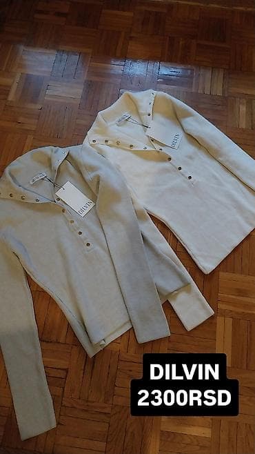 DILVIN ženske bluze sa dugim rukavima i kopčanjem na pritiskače