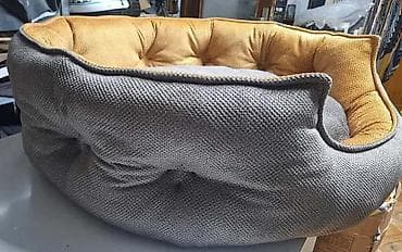 sklopiva ograda za pse: Krevet okrugli za kućne ljubimce. Udoban,dubok ležaj sa — 5