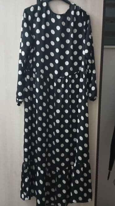 dugacke haljine za svaki dan: H&M M (EU 38), color - Black, Oversize, Long sleeves — 2