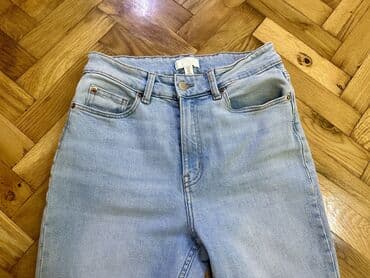 zenski kompleti pantalone i sako: 28, 30, Pamuk, Visok struk, Skinny — 3
