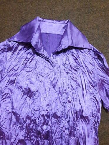 kaftan haljine za plazu new yorker: M (EU 38), Satin, Single-colored, color - Purple — 4