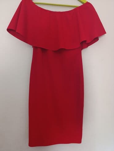 haljine dugacke: M (EU 38), color - Red, Without sleeves — 2