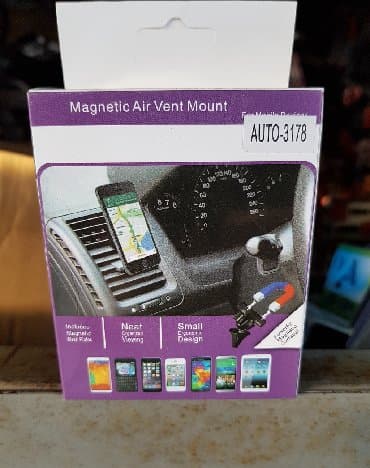 drzac za limenke za auto: Držač za telefon za ventilaciju sa magnetom Magnetni nosač za telefon — 1
