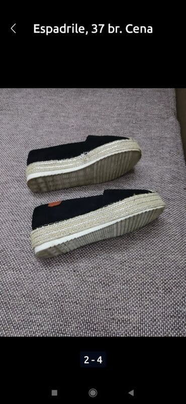 cipele sa vazdusnim djonom: Espadrilles, 37 — 3