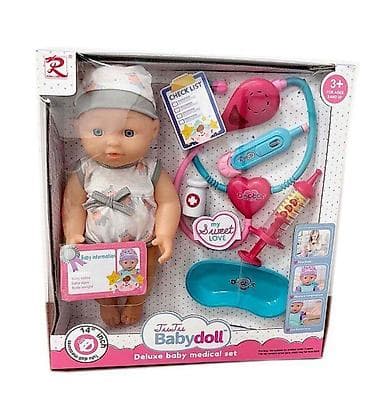 sinsay kompleti za bebe: Lutka beba sa dodacima – Deluxe baby medical set Opis: - Set sadrži — 1