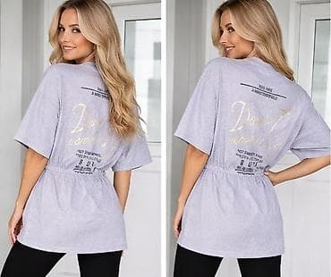 Siva ženska tunika/kardigan sa podesivim strukom - Model: lagana — 5