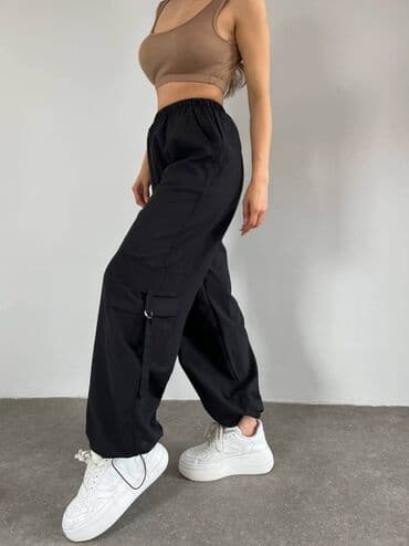 zenske kargo pantalone: S (EU 36), M, L, Kargo — 11