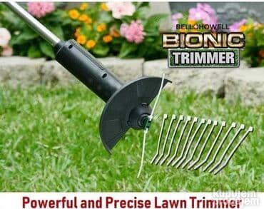 pistolj za lepak lidl: Bionic trimer za travu. ručni, bežični punjivi sekač za baštensku — 2