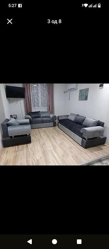 male ugaone garniture bih: Komplet tapaciranih garnitura za dnevni boravak – moderni dizajn sa — 8