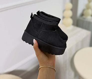 obuca orange: Dečija zimska obuća – crni modeli - Topli zimski patofnice/čizmice sa — 1