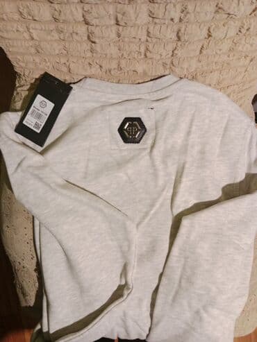 plein sport duks: Duks, M (EU 50), S (EU 48), Philipp Plein, bоја - Siva — 7