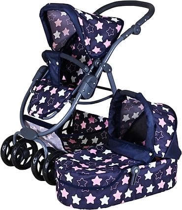 Kolica Knorr Coco Star Blue Pink – kombinovana kolica za lutke -