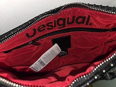 Sweatpants: Desigual crna kožna torba – odlično stanje Original Desigual torba od — 5