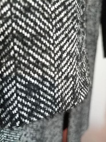 converse jakne: SUPER POVOLJNO! Nov elegantan kaput KOTON vel 36 (S), od štofa crno — 5