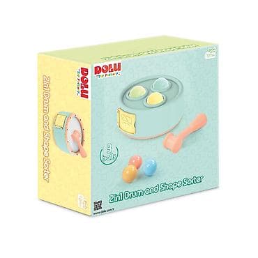 goku igračke: Didaktička igra 2u1 051936 Opis: - 2u1 bubanj i sortirka oblika/boja — 3