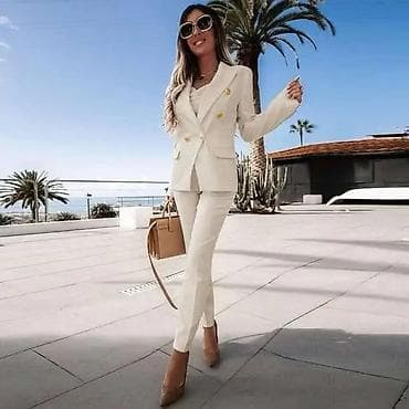 Donji delovi trenerke: Elegantno žensko odelo – sako i pantalone Veličina S, M, L - Model — 2