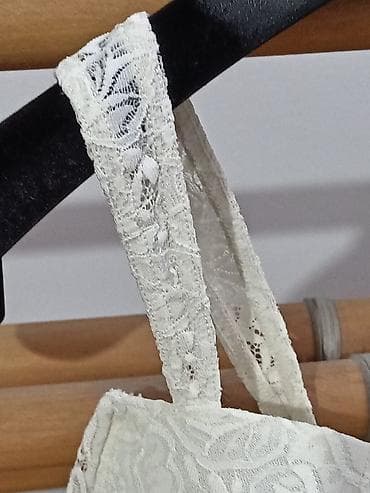 korpa za svadbu: SUPER POVOLJNO! NOV čipkani body boje slonovače( krem boje) sa čvrstim — 10