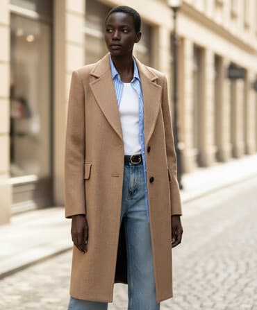 kaputi hm: Zara, S (EU 36), Jednobojni, Sa postavom — 1