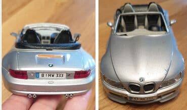 Figurice i makete: BURAGO BMW roadster 1996.godiste kabriolet automobilcic igračka — 7