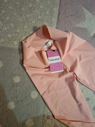 Other: Ružičaste ženske helanke FrancescA - Model: duge helanke sa visokim — 3