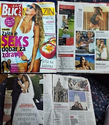 Lov i ribolov: Komplet časopisa Blic Magazin i Blic Žena (9 broja) Dobro očuvani — 9