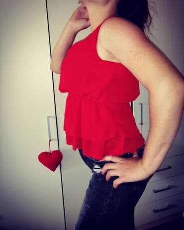 krem pantalone i bela kosulja: Blouses — 2