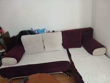 Ugaona garnitura na razvlačenje sa jastucima - Moderna ugaona na lalafo.rs Ugaona garnitura na razvlačenje sa jastucima - Moderna ugaona