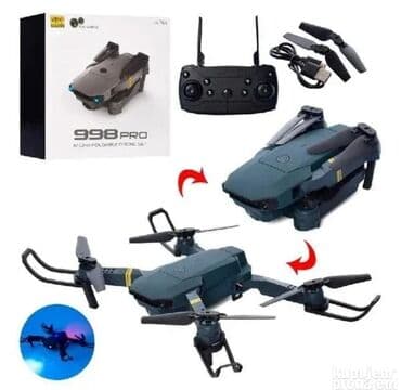 Dronovi: Dron 998 PRO 4K dual kamera GARANCIJA Dron 998 Dron-Dron sa 2 kamere — 1