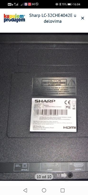 tv: Sharp LC-32CHE4042E – delovi Rastavljen LCD TV Sharp LC-32CHE4042E — 10