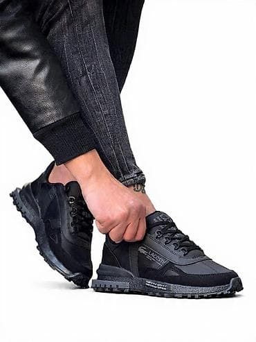 Patike: Lacoste muške patike – crne - Dizajn: niskoprofilne patike sa — 1