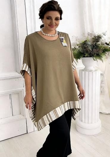 boho tunike: ✅Ženska tunika širokog kroja sa dekorativnim porubom
✅1700 din — 4