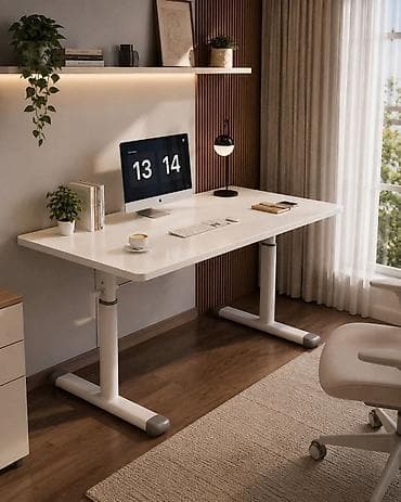 stilski namestaj djordjevic: Ergonomski radni sto sa ručnim podešavanjem visine - Moderan — 1