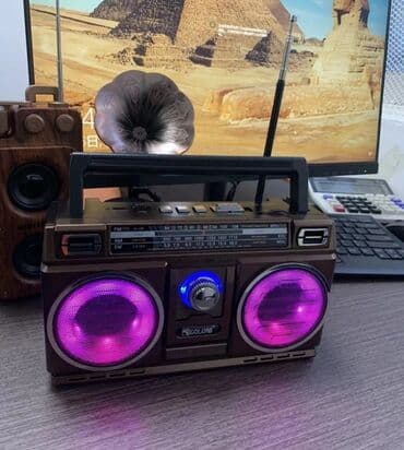 čaša za nutribullet: Retro Radio prenosivi BT zvucnik sa LED svetlom Retro Radio Prenosivi — 8