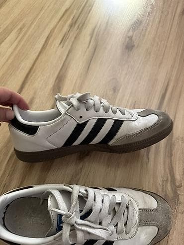 nike bele kozne patike: Adidas Samba OG patike - Model: Adidas Samba OG - Boja: bela sa crnim — 3