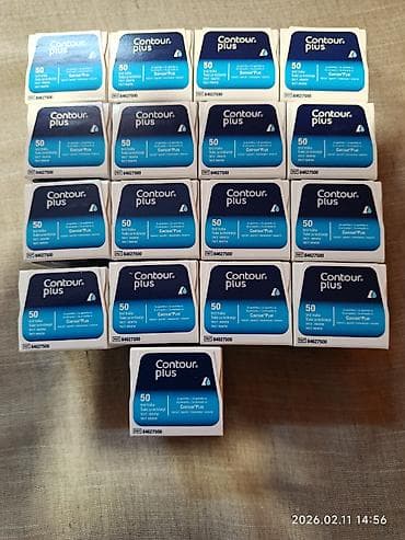Ureznice: Contour Plus trakice za merenja šećera. 17 kutija, 50 komada trakica u — 1