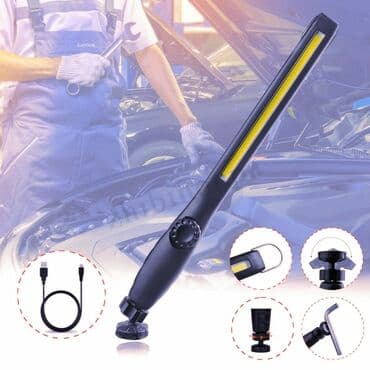 radio lampas: Led cob slim punjiva radna lampa Prenosna Led Cob Slim USB punjiva — 1