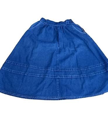 Suknje: Džins suknja “Miami Beach” – A-kroja, srednje dužine, od čvrstog denim — 2