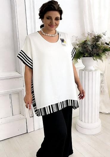 boho tunike: ✅Ženska tunika širokog kroja sa dekorativnim porubom
✅1700 din — 3