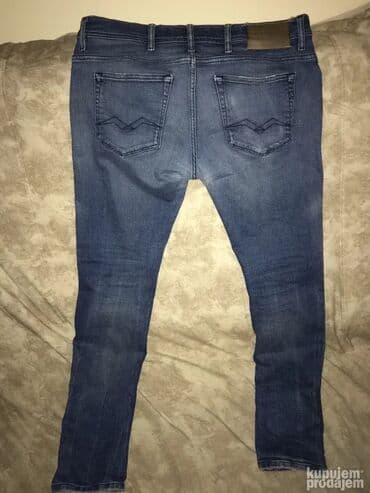 Ski clothing: Original Replay farmerice 34 95% cotton 5% elastin Polustruk 47cm — 5